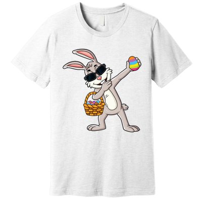 Dabbing Rabbit Easter Day Eggs Dab Premium T-Shirt