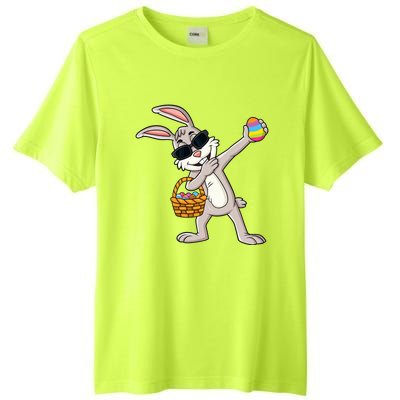 Dabbing Rabbit Easter Day Eggs Dab Tall Fusion ChromaSoft Performance T-Shirt