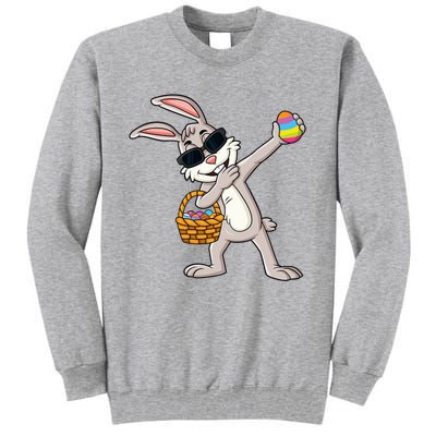 Dabbing Rabbit Easter Day Eggs Dab Tall Sweatshirt