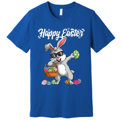 Dabbing Rabbit Easter Day Eggs Dab Boys Girls Kid Gift Bunny Gift Premium T-Shirt