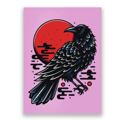 Dark Raven Epic Ninja Fight Anime Poster