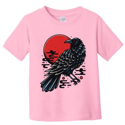 Dark Raven Epic Ninja Fight Anime Toddler T-Shirt