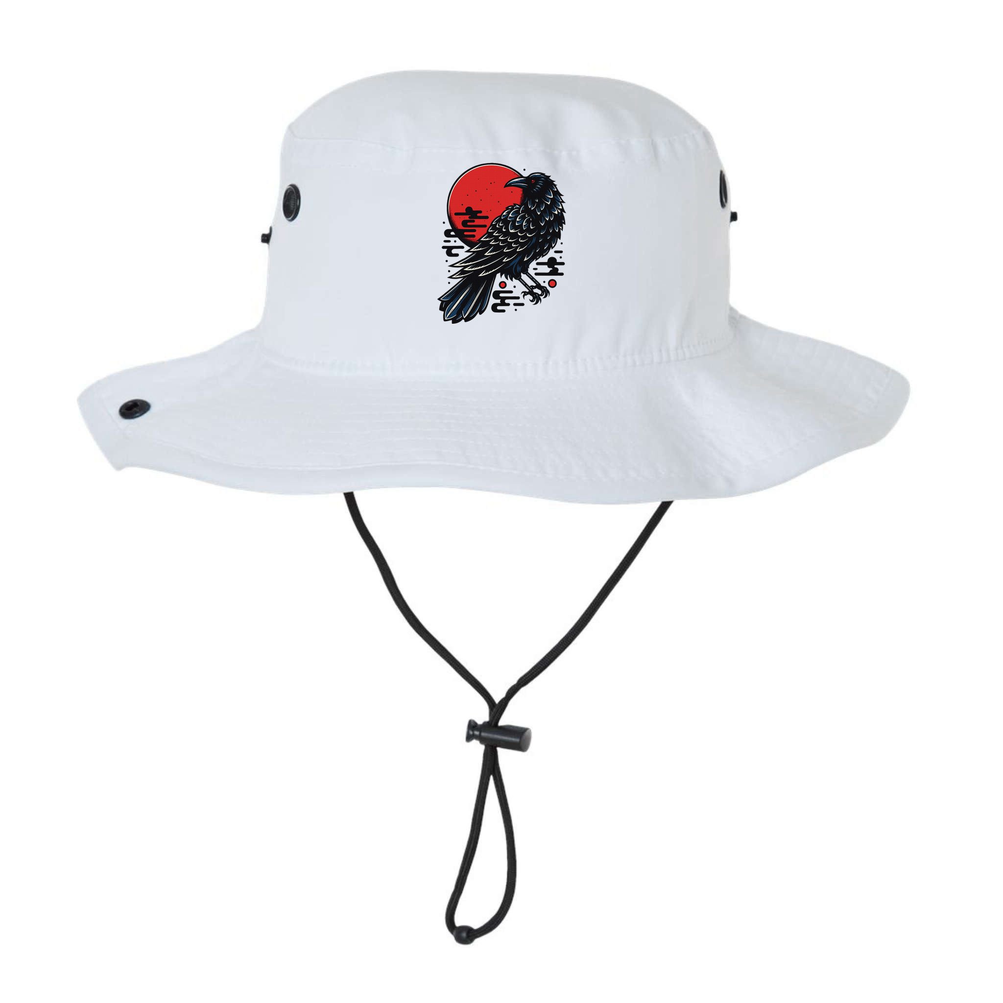 Dark Raven Epic Ninja Fight Anime Bucket Hat