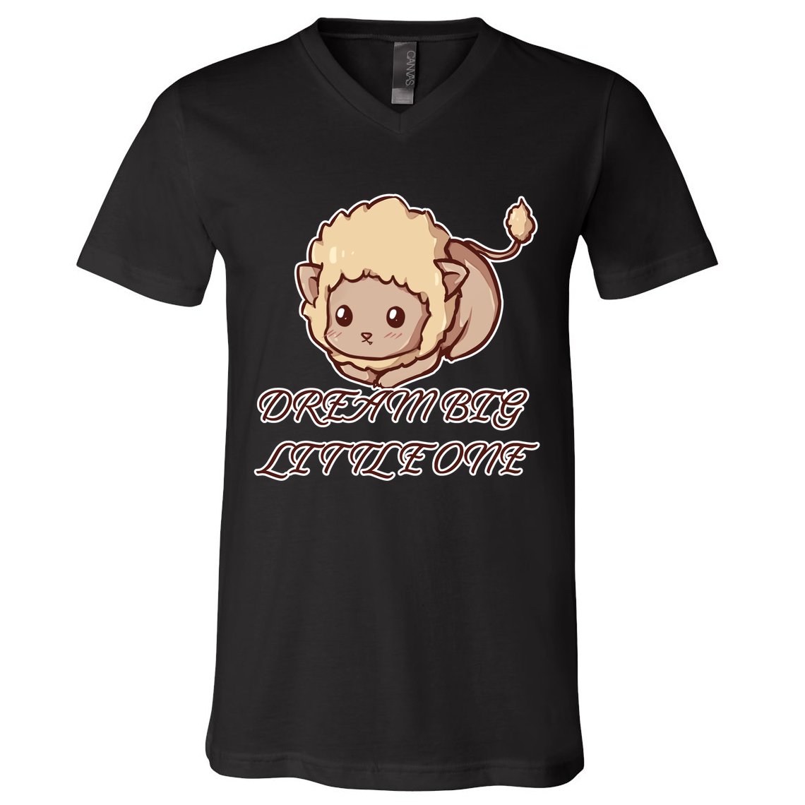 Dream Big Little Lion V-Neck T-Shirt