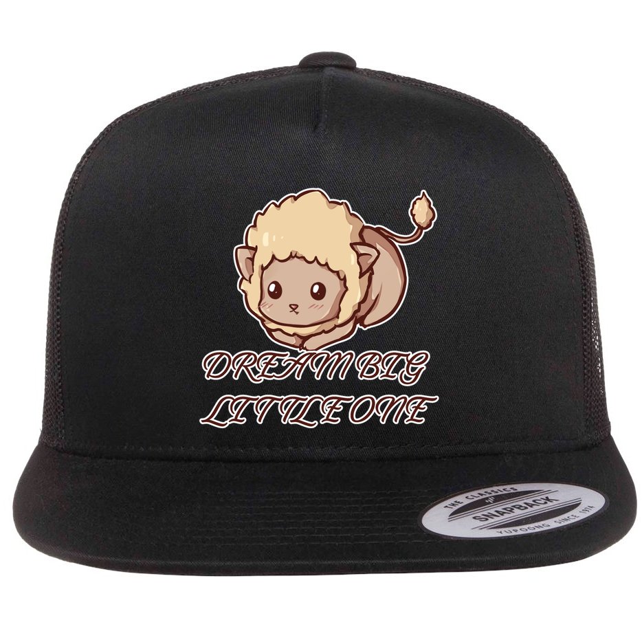Dream Big Little Lion Flat Bill Trucker Hat