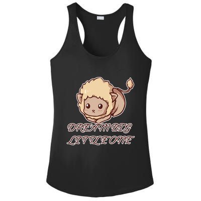 Dream Big Little Lion Ladies PosiCharge Competitor Racerback Tank
