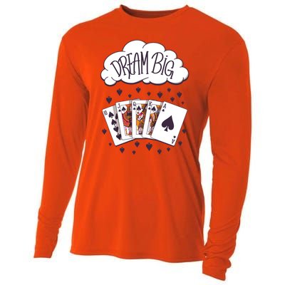 Dream Big Poker Hand Cooling Performance Long Sleeve Crew