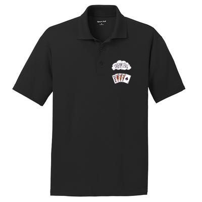 Dream Big Poker Hand PosiCharge RacerMesh Polo