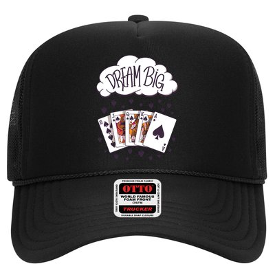 Dream Big Poker Hand Trucker Hat