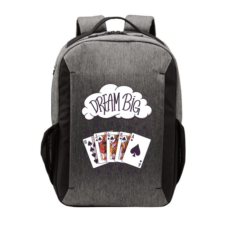 Dream Big Poker Hand Vector Backpack