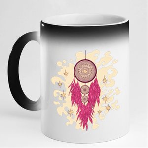 Dream Catcher Moon 11oz Black Color Changing Mug