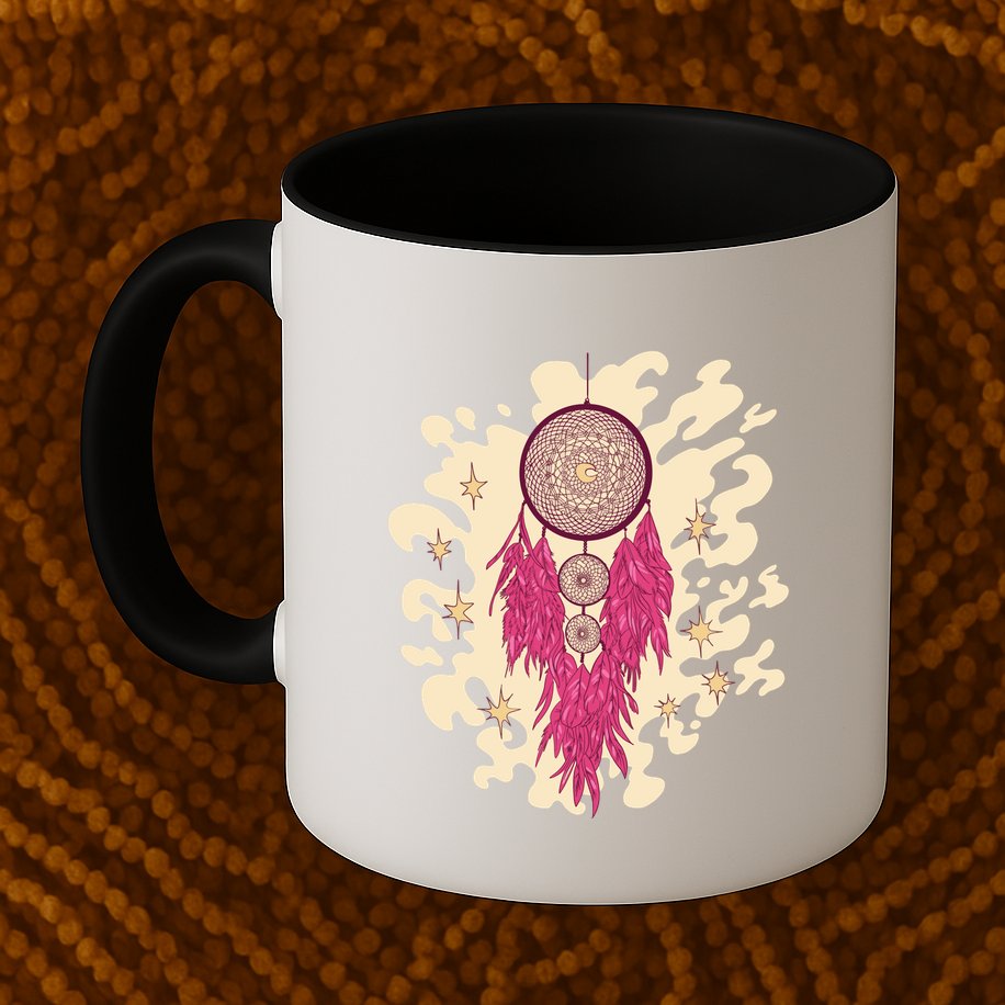 Dream Catcher Moon Mug
