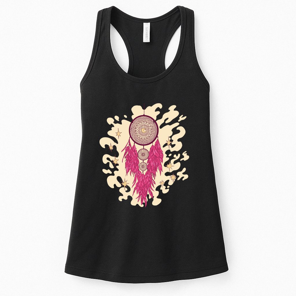 Dream Catcher Moon Womens Tank Top