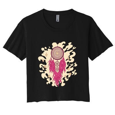 Dream Catcher Moon Crop Top