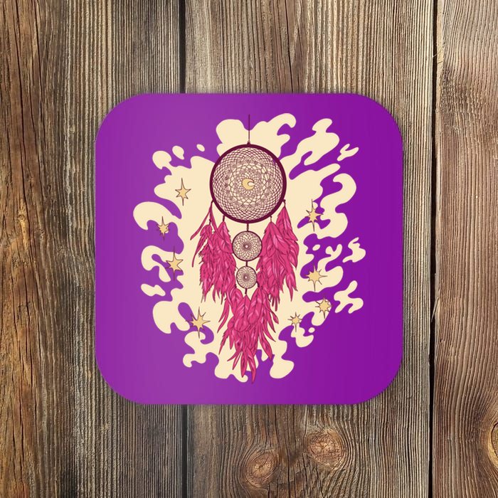 Dream Catcher Moon Coaster