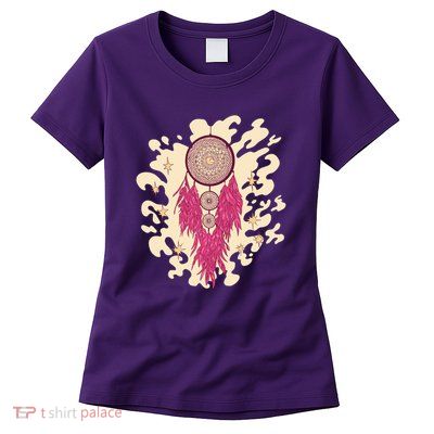 Dream Catcher Moon Womens T-Shirt