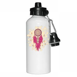 Dream Catcher Moon Aluminum Water Bottle