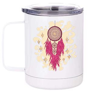 Dream Catcher Moon 12 oz Stainless Steel Tumbler Cup