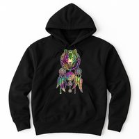 Dream Catcher Wolf Galaxy Hoodie