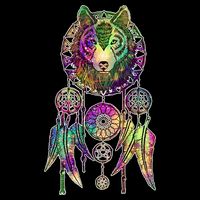 Dream Catcher Wolf Galaxy Impact Tech Backpack