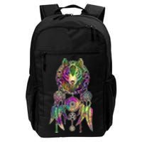 Dream Catcher Wolf Galaxy Daily Commute Backpack