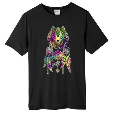 Dream Catcher Wolf Galaxy Tall Fusion ChromaSoft Performance T-Shirt