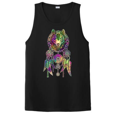 Dream Catcher Wolf Galaxy PosiCharge Competitor Tank