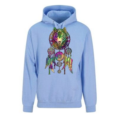 Dream Catcher Wolf Galaxy Unisex Surf Hoodie