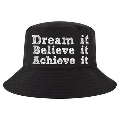 Dream It Believe It Achieve It Cool Comfort Performance Bucket Hat