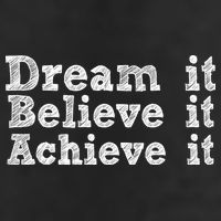 Dream It Believe It Achieve It Cool Comfort Performance Bucket Hat