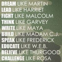 Dream Lead Fight Think Write Build Speak Educate Believe Challenge Legacy Tie Dye Trucker Hat