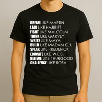 Dream Lead Fight Think Write Build Speak Educate Believe Challenge T-Shirt