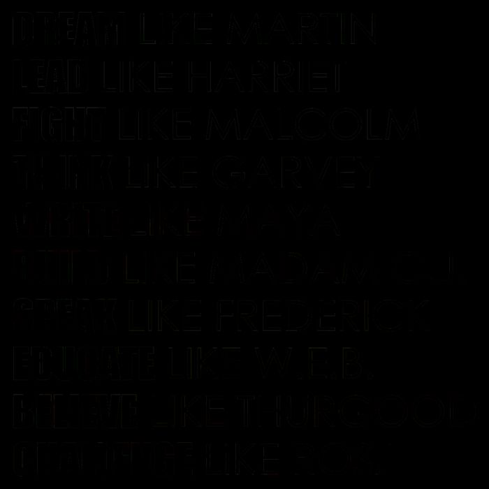 Dream Lead Fight Think Write Build Speak Educate Believe Challenge Mug