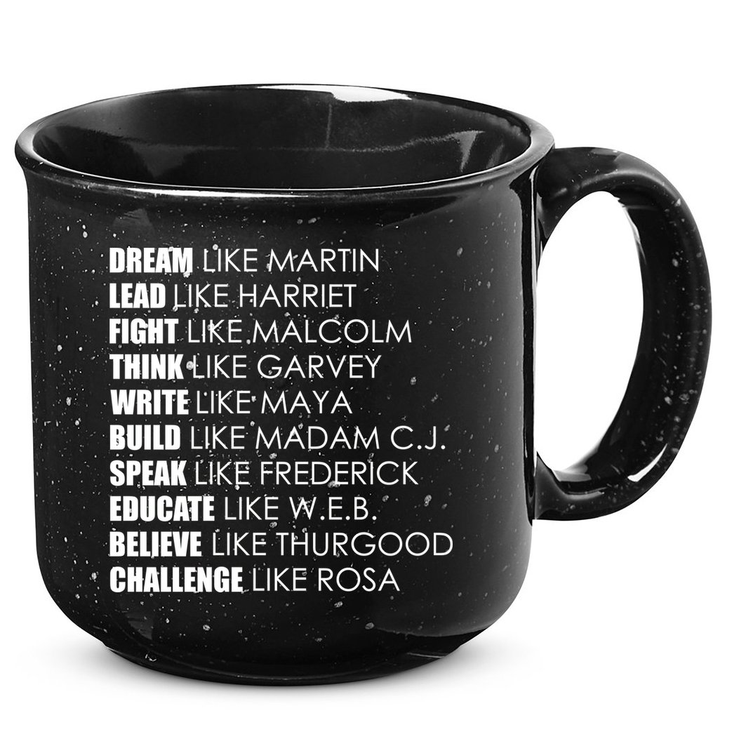 Dream Lead Fight Think Write Build Speak Educate Believe Challenge 15oz Campfire Ceramic Mug