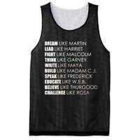 Dream Lead Fight Think Write Build Speak Educate Believe Challenge Mesh Reversible Basketball Jersey Tank