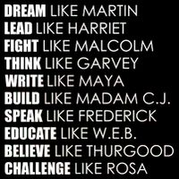 Dream Lead Fight Think Write Build Speak Educate Believe Challenge Toddler T-Shirt