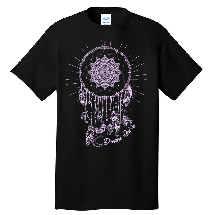 Dream On Native American Dream Catcher Tall T-Shirt