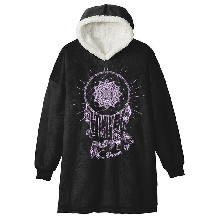 Dream On Native American Dream Catcher Hooded Wearable Blanket