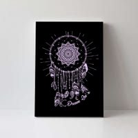 Dream On Native American Dream Catcher Canvas