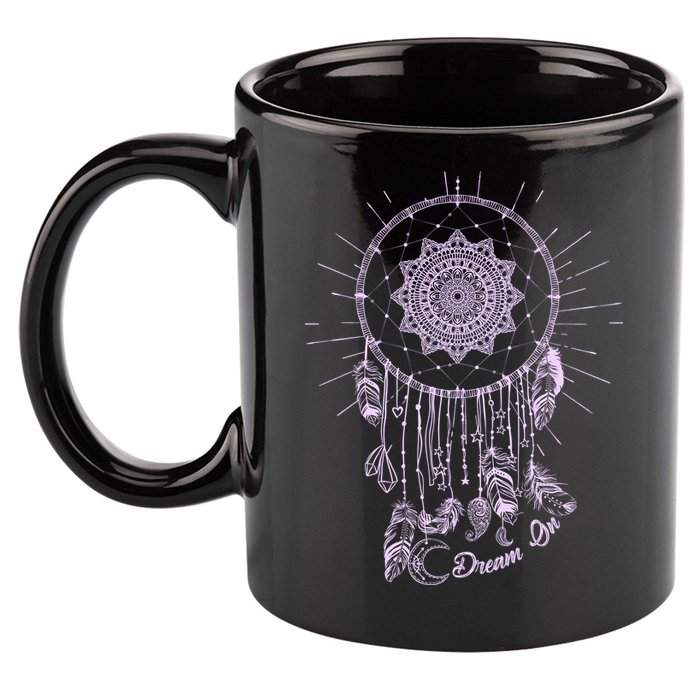 Dream On Native American Dream Catcher 11oz C Handle Ceramic Mug