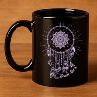Dream On Native American Dream Catcher 11oz C Handle Ceramic Mug