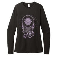 Dream On Native American Dream Catcher Womens CVC Long Sleeve Shirt