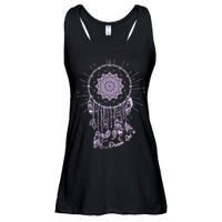 Dream On Native American Dream Catcher Ladies Essential Flowy Tank