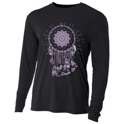 Dream On Native American Dream Catcher Cooling Performance Long Sleeve Crew