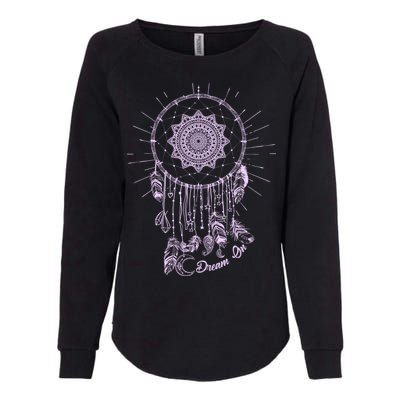 Dream On Native American Dream Catcher Womens California Wash Sweatshirt