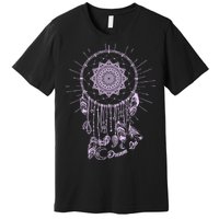 Dream On Native American Dream Catcher Premium T-Shirt