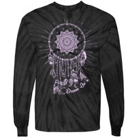 Dream On Native American Dream Catcher Tie-Dye Long Sleeve Shirt