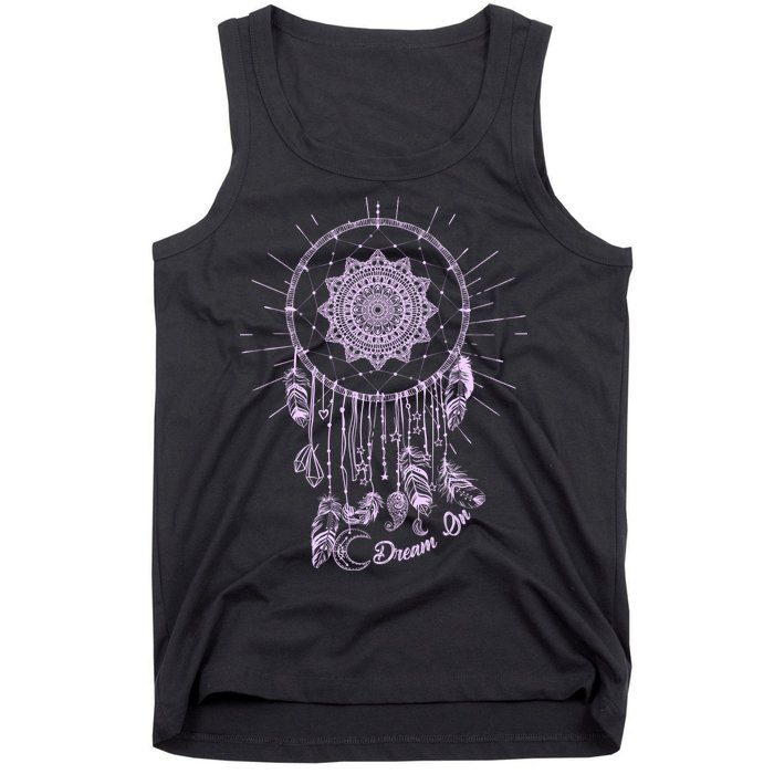 Dream On Native American Dream Catcher Tank Top