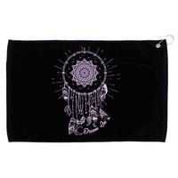 Dream On Native American Dream Catcher Grommeted Golf Towel