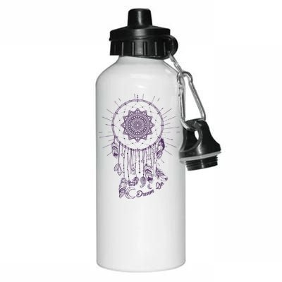 Dream On Native American Dream Catcher Aluminum Water Bottle